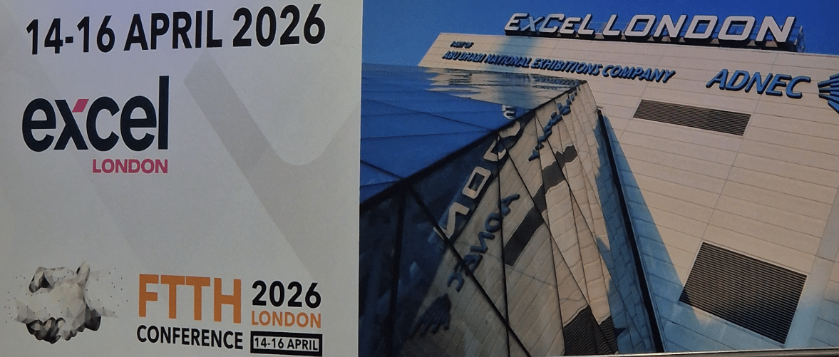 Foto av Excel London fasade.