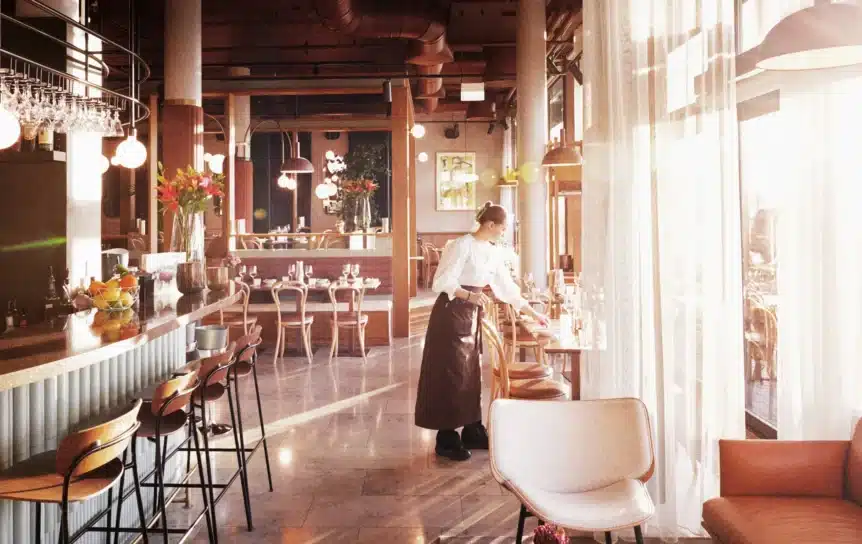Bilde av kafe.