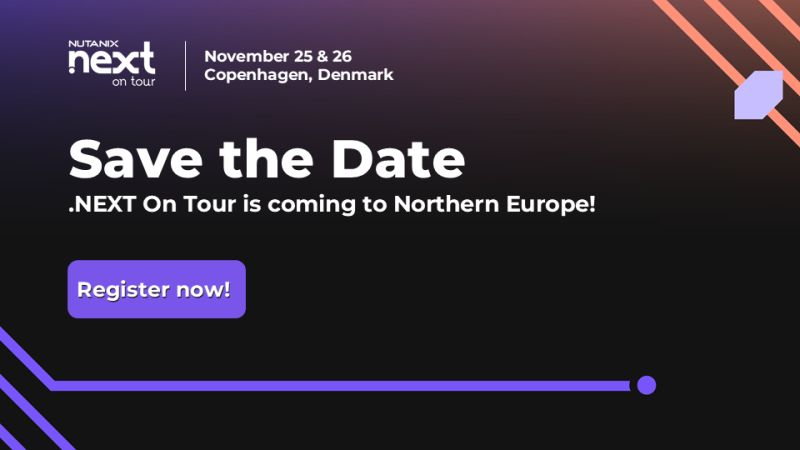 Save the Date for Nutanix Next on tour.
